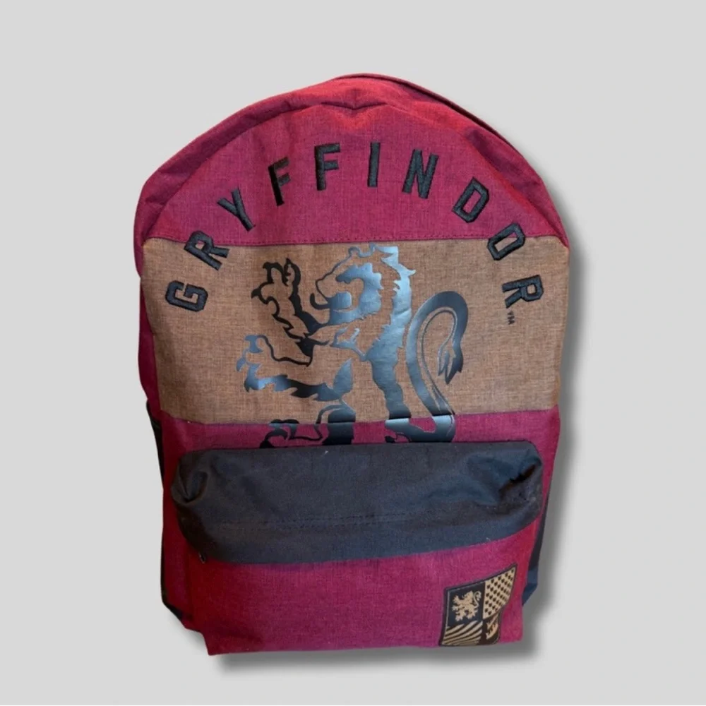 Harry Potter Gryffindor Color Block Backpack with Laptop Sleeve